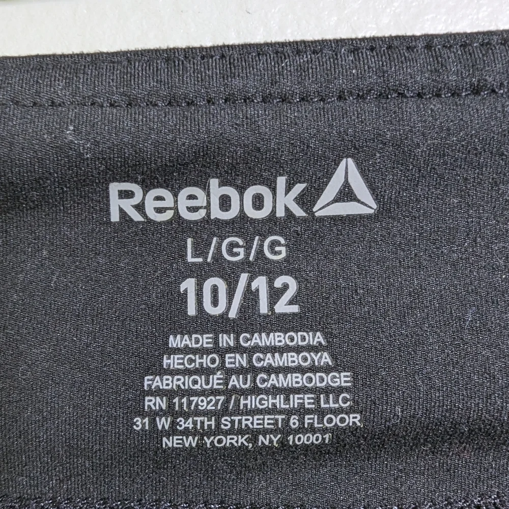 Reebok girls leggings size L 10/12